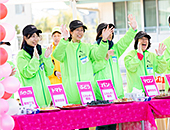 「第5回さいたま国際マラソン／フルマラソン 女子ビギナーの部」専用エイド運営